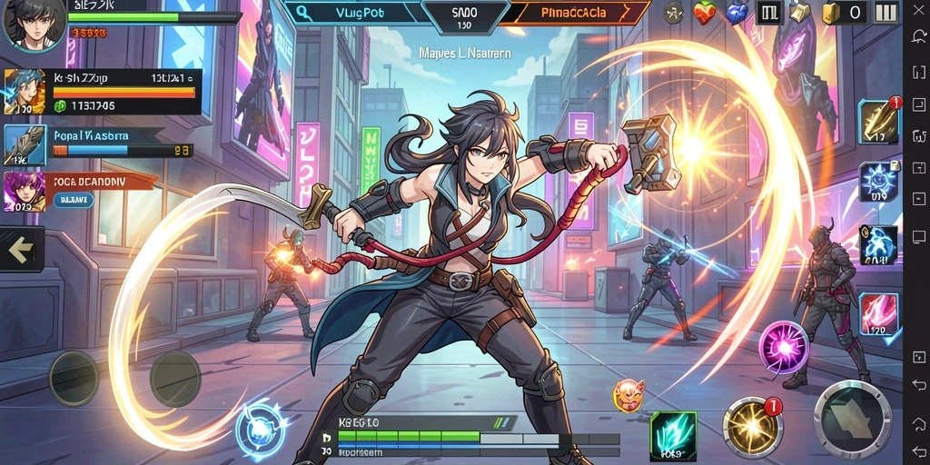 Screenshot dari mode multiplayer yang seru.