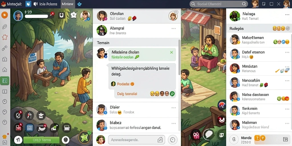 Ilustrasi grafis yang menawan dan penuh warna.