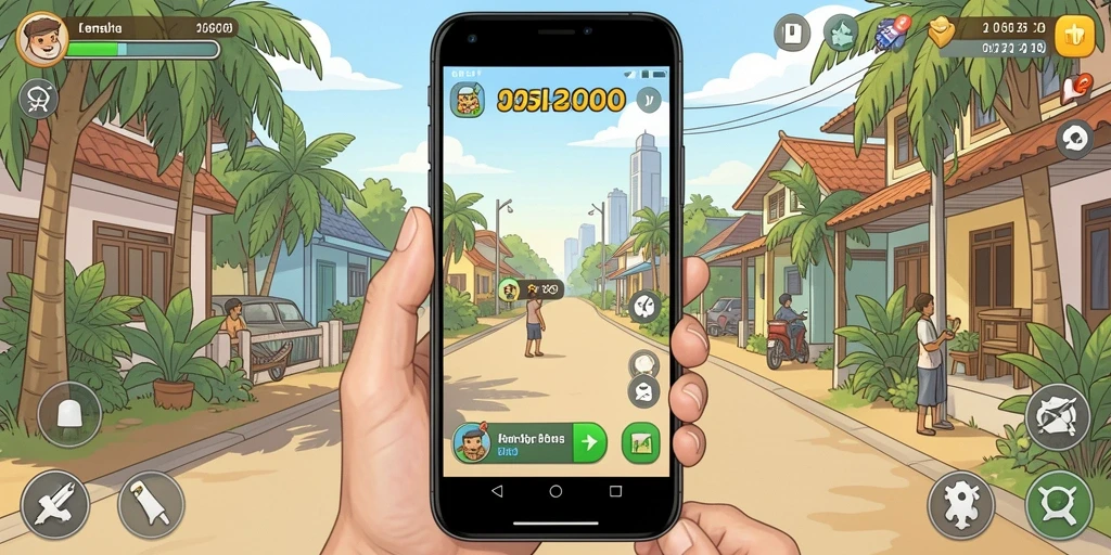 Screenshot fitur terbaru dalam permainan.