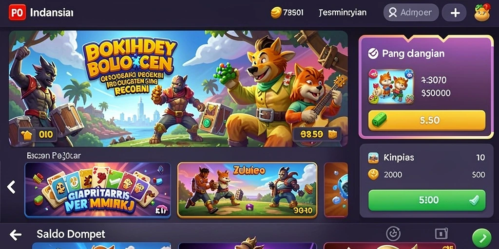 Tantangan seru di level yang semakin meningkat.