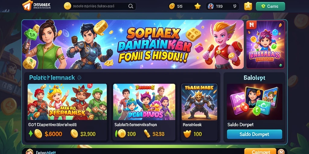 Fitur sosial untuk berinteraksi dengan pemain lain.