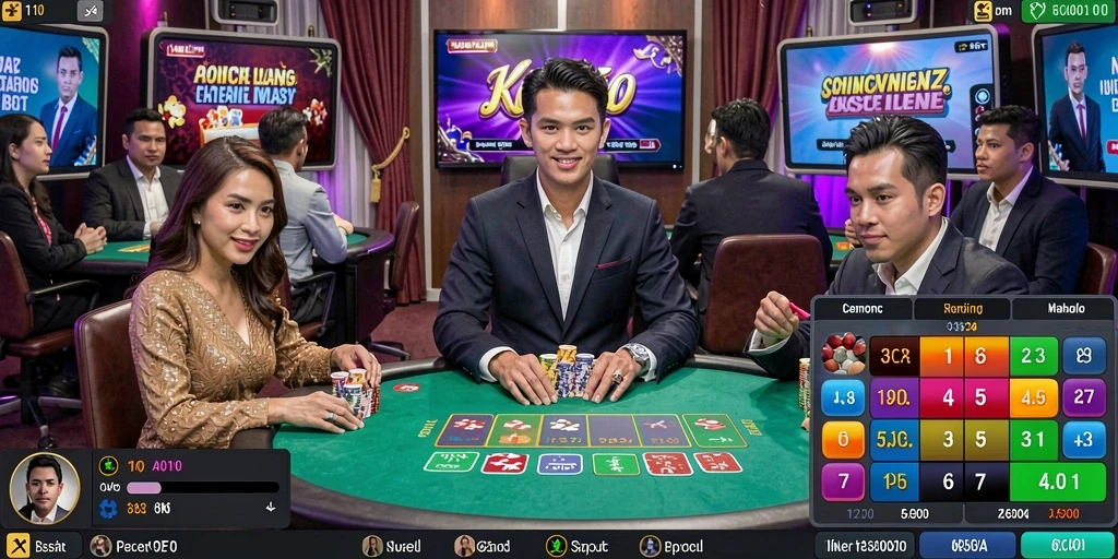 Screenshot dari salah satu level menantang di POPWIN.